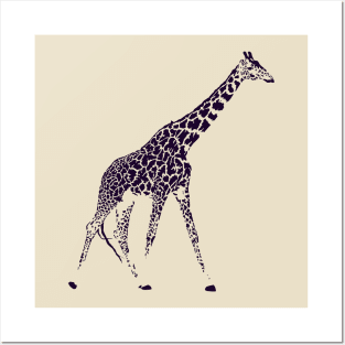 Giraffe Spots Posters and Art